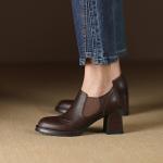 Elegant Handmade Leather Women's Shoes - Luxury Craftsmanship(Etrj220A3722-1)