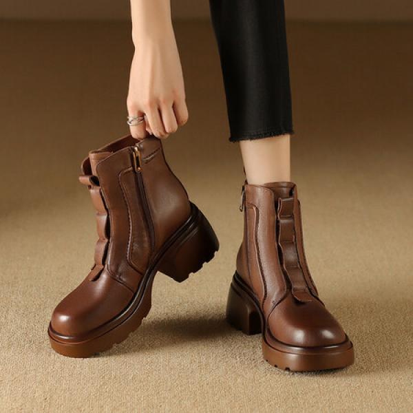 Exquisite Handmade Leather Women's Shoes - Luxurious Elegance(Etrj220A6053)