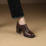 Handcrafted Genuine Leather Women's Shoes - Luxury Elegance(Etrj220A3712-1)