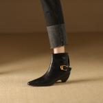 Handcrafted Leather Women's Shoes - Luxurious Elegance in Every Stitch(Etrj220A6050)