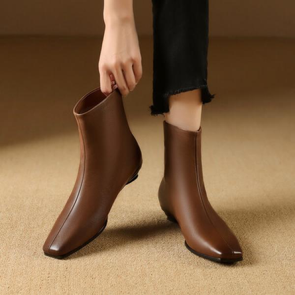 Elegant Handmade Leather Women's Shoes - Luxury Craftsmanship(Etrj220A6061)