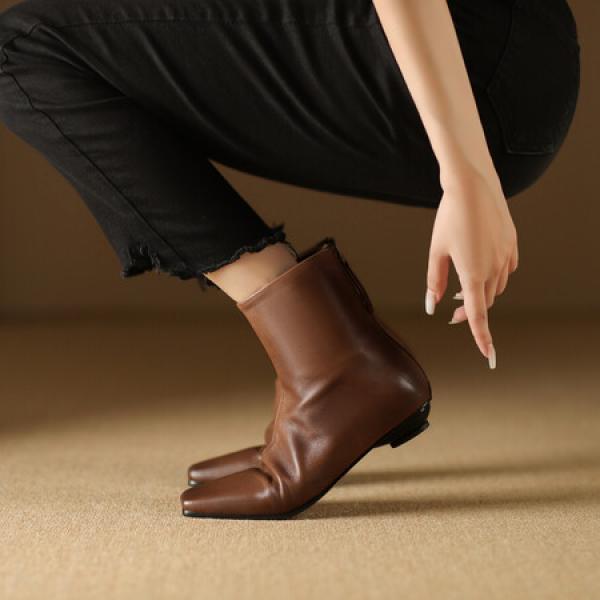 Elegant Handmade Leather Women's Shoes - Luxury Craftsmanship(Etrj220A6061)