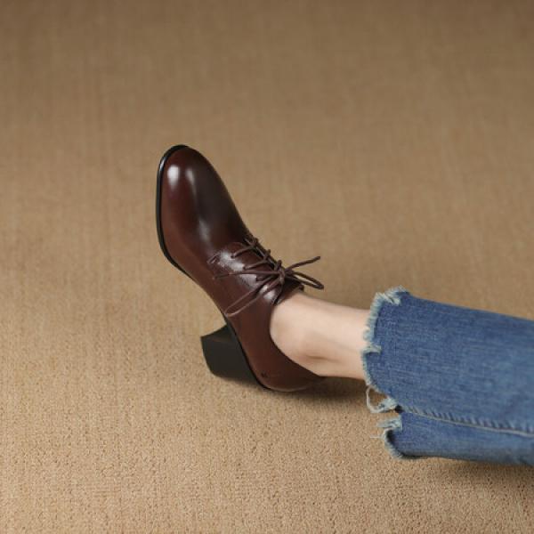 Elegant Handcrafted Genuine Leather Women's Shoes(Etrj220A3718-1)