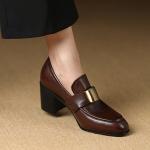 Handcrafted Genuine Leather Women’s Shoes - Luxurious Elegance(Etrj220A3715-1)