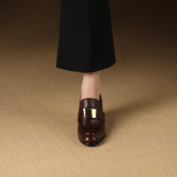 Handcrafted Genuine Leather Women’s Shoes - Luxurious Elegance(Etrj220A3715-1)