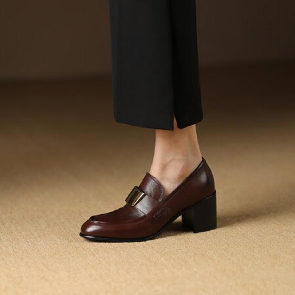 Handcrafted Genuine Leather Women’s Shoes - Luxurious Elegance(Etrj220A3715-1)