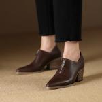 Elegant Handcrafted Leather Women’s Shoes with Luxurious Quality(Etrj220A3822-1)