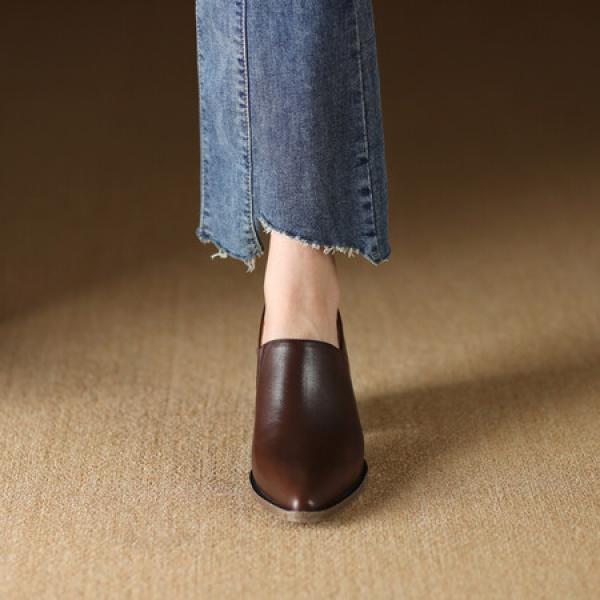 Elegant Handcrafted Leather Women’s Shoes for Luxurious Style(Etrj220A3823-1)