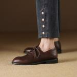 Handcrafted Luxury Leather Women's Shoes: Elegance in Every Step(Etrj220A3806-1)