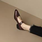 Exquisite Handcrafted Leather Women's Shoes for Elegance(Etrj220A3801-1)