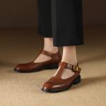 Luxurious Handmade Leather Women's Shoes: Crafted Elegance(Etrj220A3815-1)