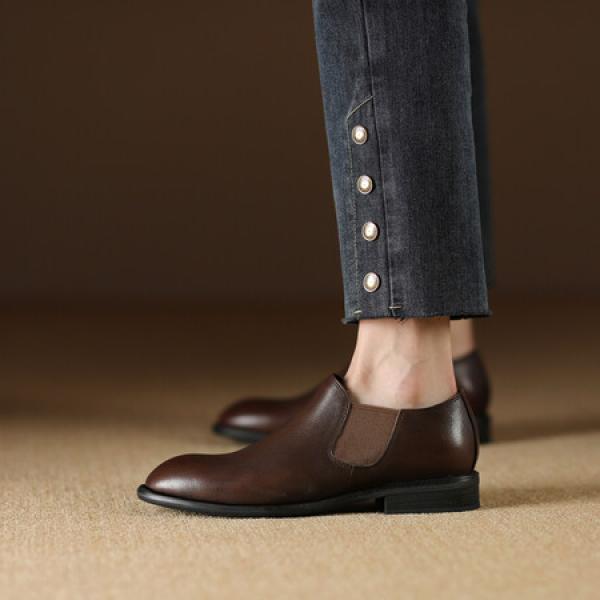 Exquisite Handcrafted Leather Shoes for Elegant Women(Etrj220A3816-1)