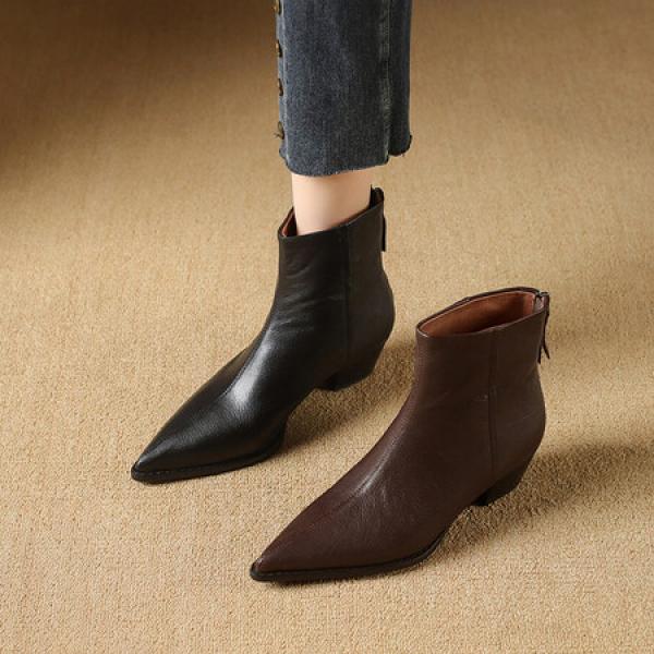 Handcrafted Leather Women's Shoes: Luxurious Elegance & Quality(Etrj220A6060)