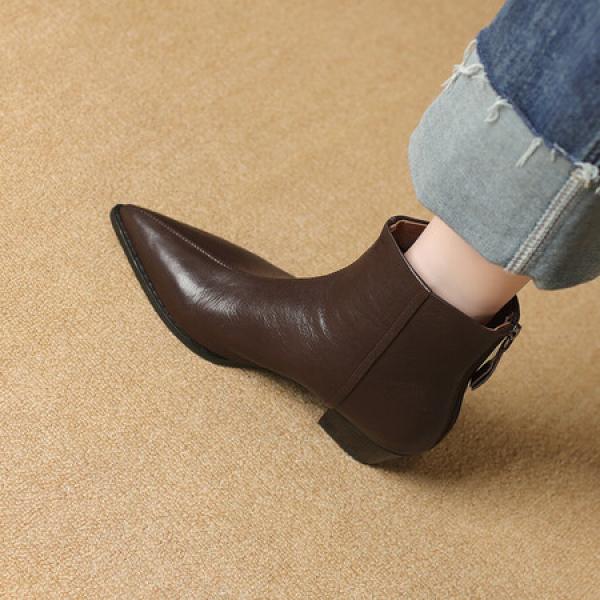 Handcrafted Leather Women's Shoes: Luxurious Elegance & Quality(Etrj220A6060)