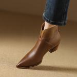 Exquisite Handmade Leather Women’s Luxury Shoes(Etrj220A6055)