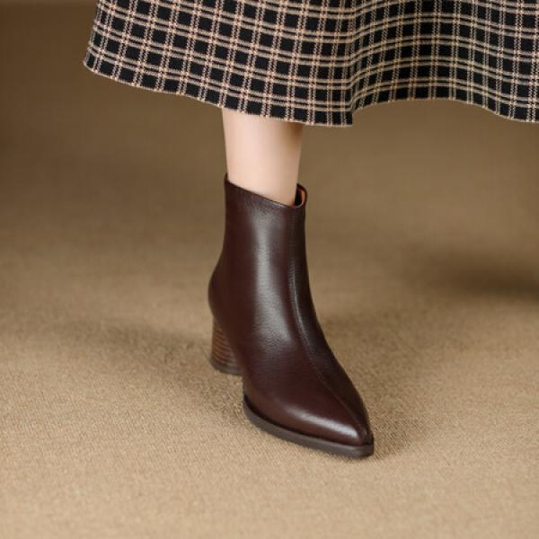 Handcrafted Leather Women's Shoes: Elegance in Every Stitch(Etrj220A3617-1)