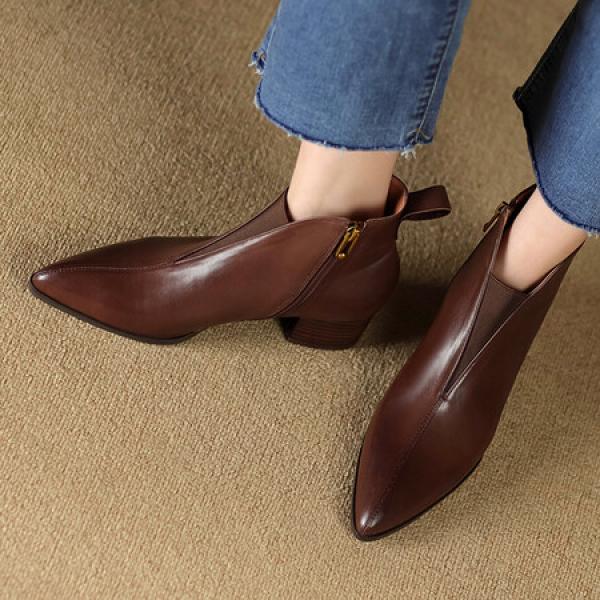 Handcrafted Luxury Genuine Leather Women’s Shoes(Etrj220A3669-1)