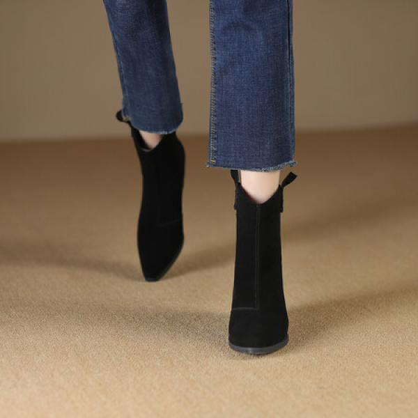 Elegant Handcrafted Genuine Leather Women's Shoes of Luxury Quality(Etrj220A3699-1)