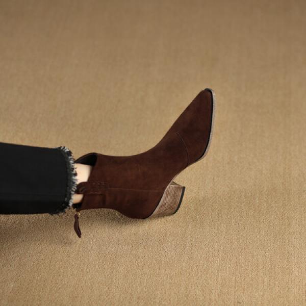 Elegant Handcrafted Genuine Leather Women's Shoes of Luxury Quality(Etrj220A3699-1)