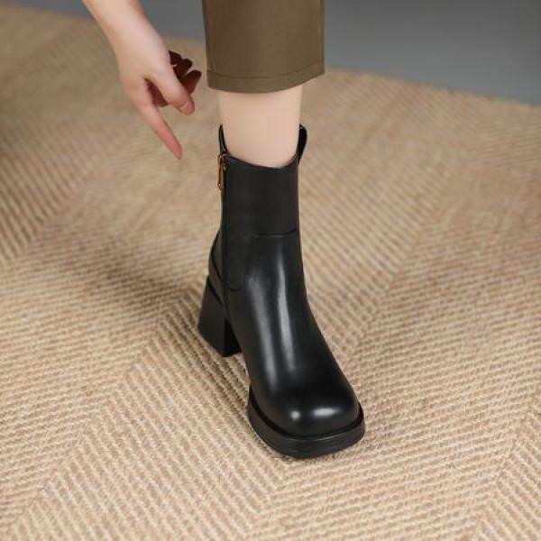 Elegance Redefined: Handcrafted Leather Women's Footwear(Etrj220A3619-1)