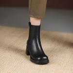 Elegance Redefined: Handcrafted Leather Women's Footwear(Etrj220A3619-1)