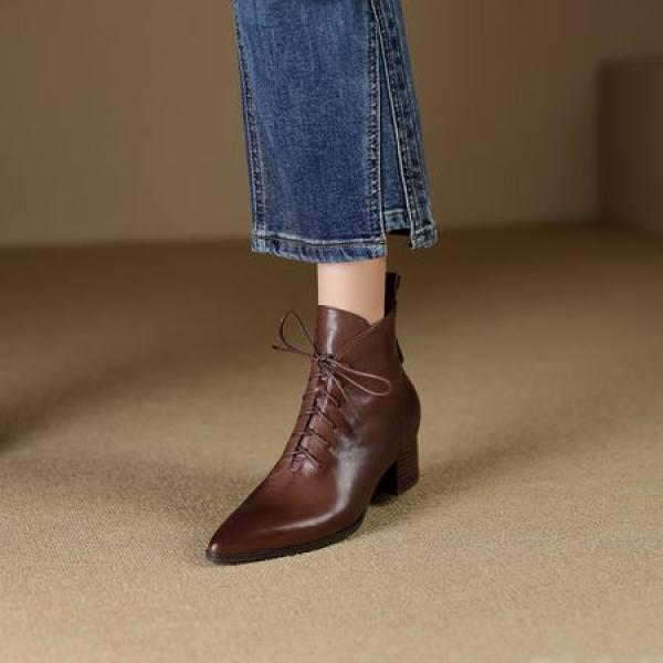 Handcrafted Luxury Genuine Leather Women's Shoes(Etrj220A3676-1)