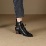 Handcrafted Luxury Genuine Leather Women's Shoes(Etrj220A3676-1)