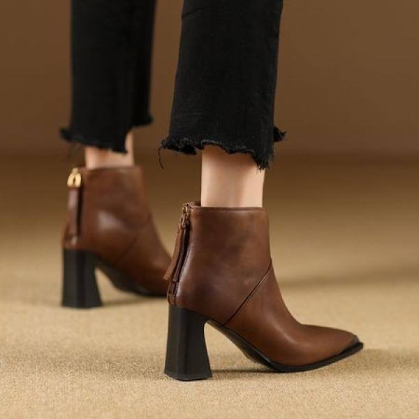 Exquisite Handmade Leather Women's Shoes, Crafted Elegance(Etrj220A6063)