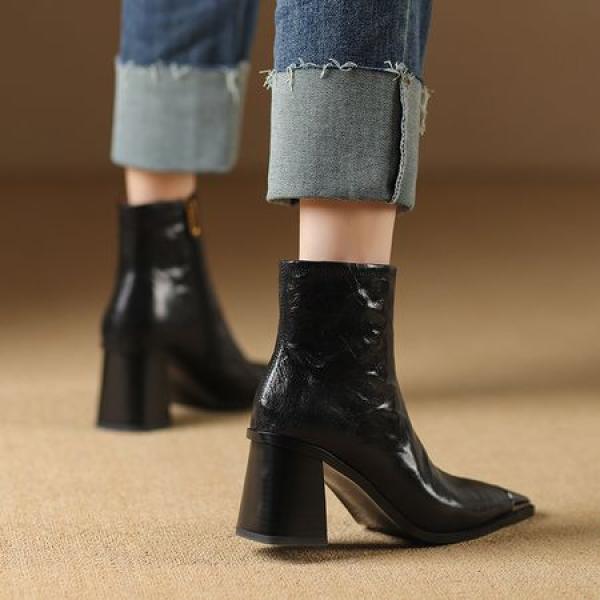 Handcrafted Leather Women's Shoes - Luxurious Elegance Redefined(Etrj220A6062-1)