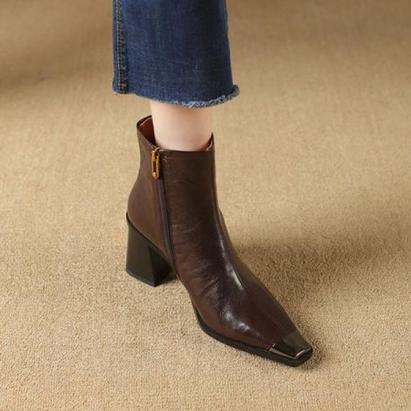 Handcrafted Leather Women's Shoes - Luxurious Elegance Redefined(Etrj220A6062-1)