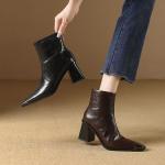 Handcrafted Leather Women's Shoes - Luxurious Elegance Redefined(Etrj220A6062-1)