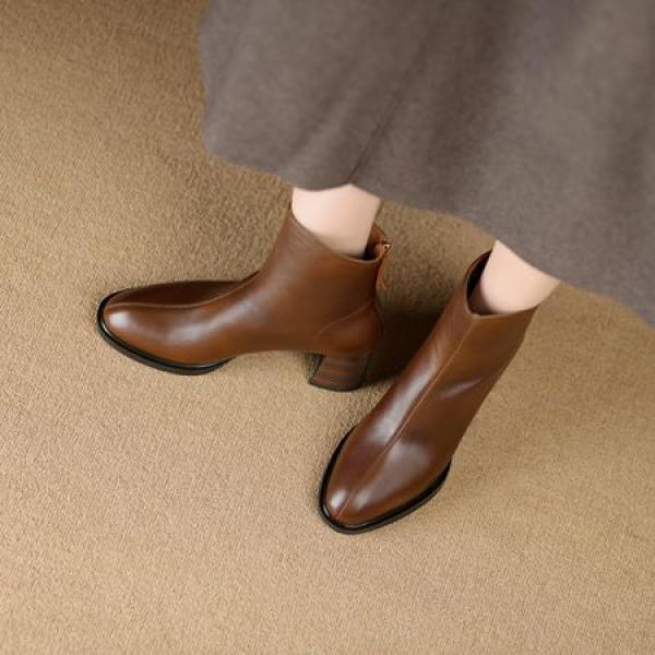 Handcrafted Luxury Leather Shoes for Elegant Women(Etrj220T1369-1)