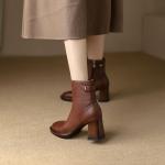 Luxury Handcrafted Leather Women's Shoes: Elegance Redefined(Etrj220T1008-1)