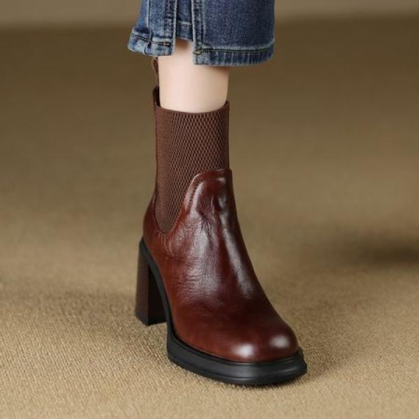 Elegant Handcrafted Leather Women's Shoes of Luxury Quality(Etrj220T1539-1)