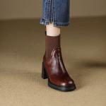 Elegant Handcrafted Leather Women's Shoes of Luxury Quality(Etrj220T1539-1)