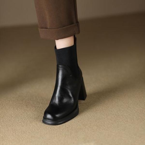 Elegant Handcrafted Leather Women's Shoes of Luxury Quality(Etrj220T1539-1)