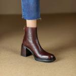 Elegant Handcrafted Leather Women's Shoes of Luxury Quality(Etrj220T1519-1)