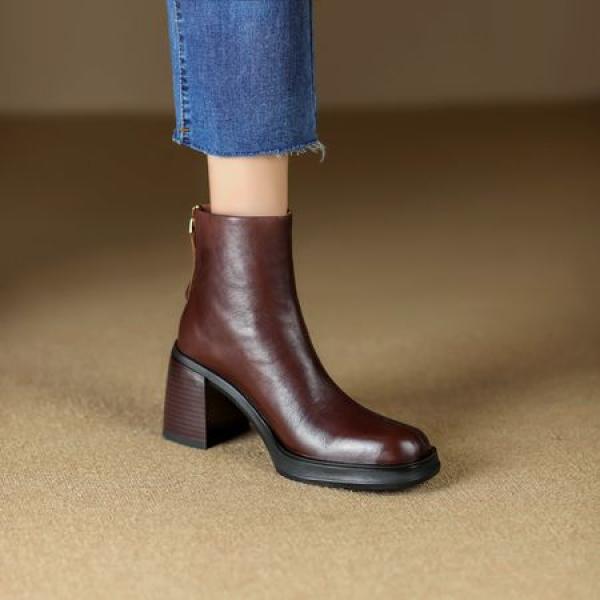 Elegant Handcrafted Leather Women's Shoes of Luxury Quality(Etrj220T1519-1)