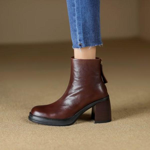 Elegant Handcrafted Leather Women's Shoes of Luxury Quality(Etrj220T1519-1)