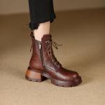 Elegant Handcrafted Leather Women's Shoes of Luxury Quality(Etrj220T1398-1)