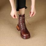 Elegant Handcrafted Leather Women's Shoes of Luxury Quality(Etrj220T1398-1)