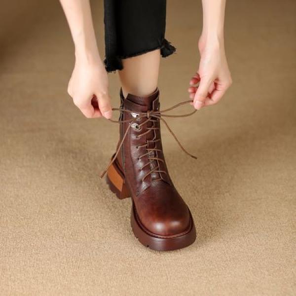 Elegant Handcrafted Leather Women's Shoes of Luxury Quality(Etrj220T1398-1)