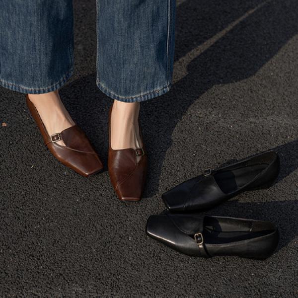 Elegant Handcrafted Genuine Leather Women's Shoes(Etrj220F626-3)