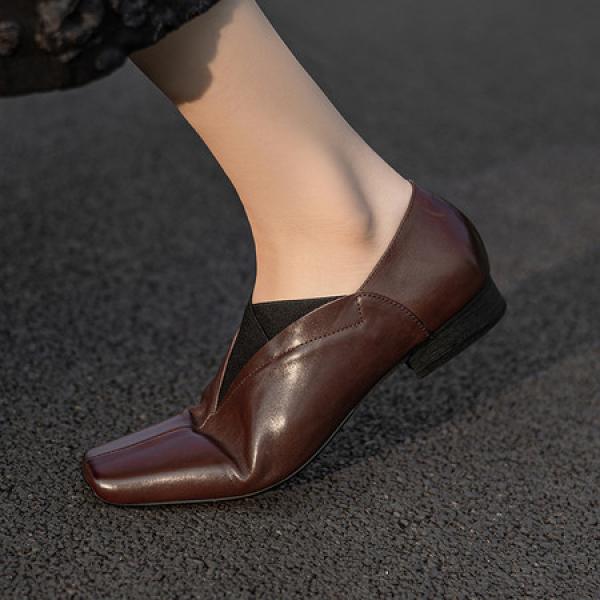 Elegant Handcrafted Leather Women’s Shoes - Luxurious Craftsmanship(Etrj220F628-1)
