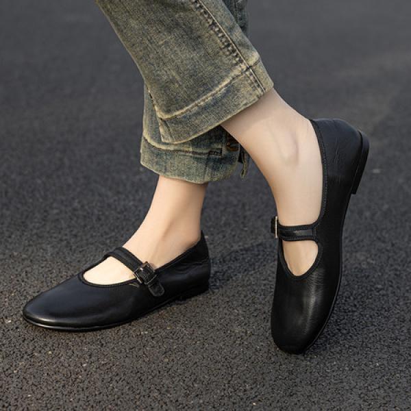 Luxury Handmade Leather Women's Shoes, Exquisite Craftsmanship(Etrj220F635-1)