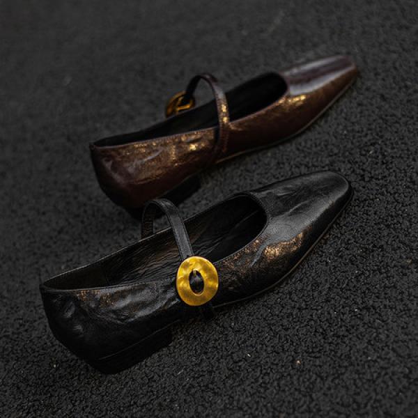 Elegance Redefined: Luxurious Handmade Leather Women's Shoes(Etrj220A5105)