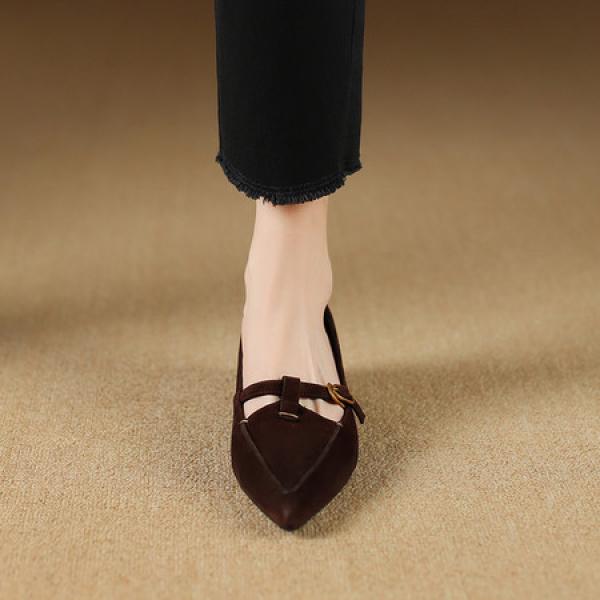 Crafted Luxury Leather Women's Shoes: Elegance in Every Stitch(Etrj220A5120)