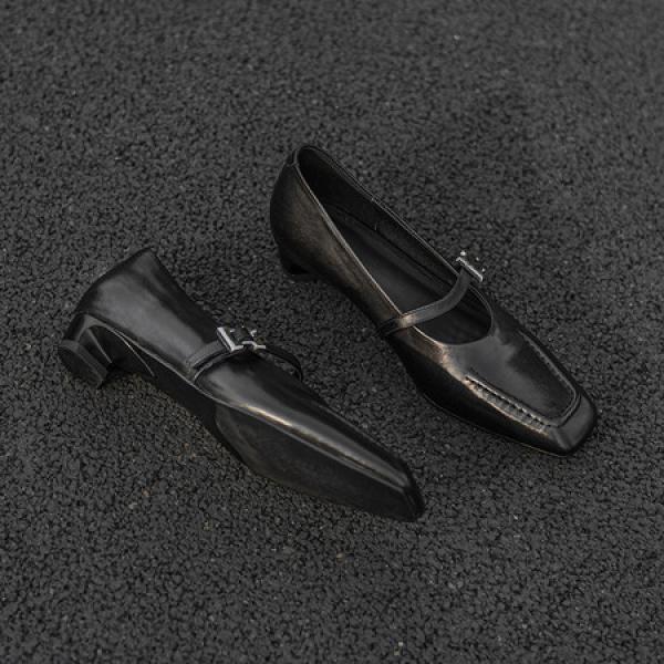 Crafted Elegance: Luxury Handmade Leather Women’s Shoes(Etrj220F658-1)