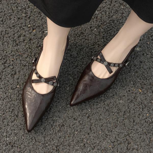 Handcrafted Leather Women’s Shoes: Luxurious Elegance(Etrj220A5132)