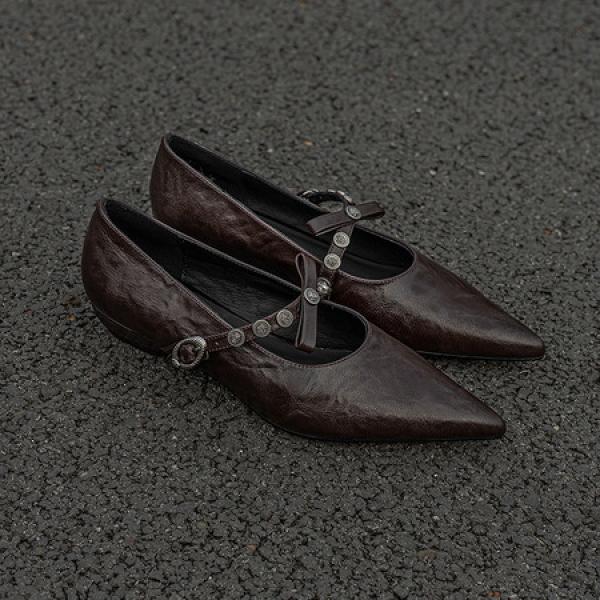 Handcrafted Leather Women’s Shoes: Luxurious Elegance(Etrj220A5132)